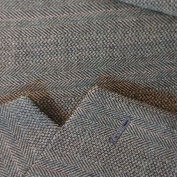 NWOT Alan Flusser Light Brown Lambswool Sport Jacket 42L - Picture 5 of 12